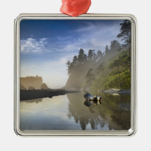 Sunset at Ruby Beach, Olympic National Park, Ornament Aus Metall