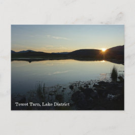 Sunset at Tewet Tarn Postcard Postkarte
