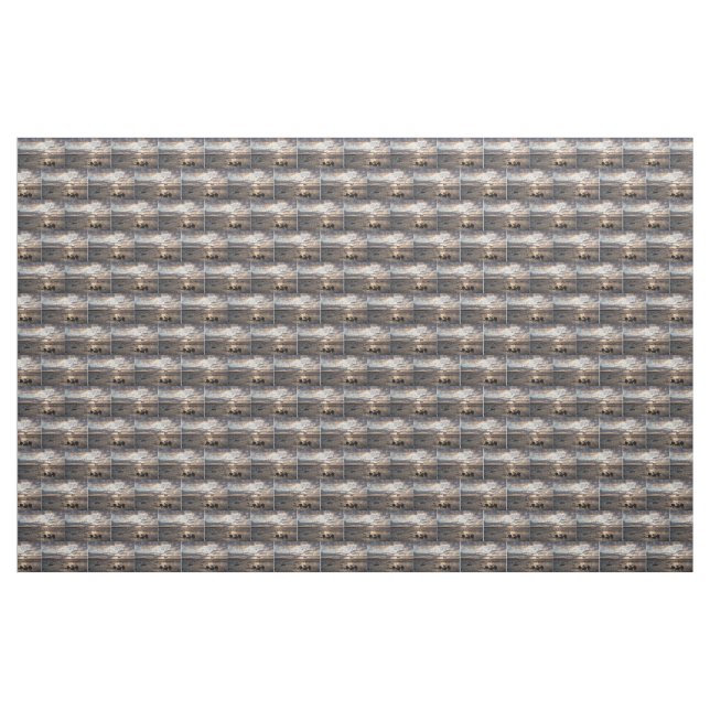 Sunset at the beach stoff (Yard (91,4 cm))