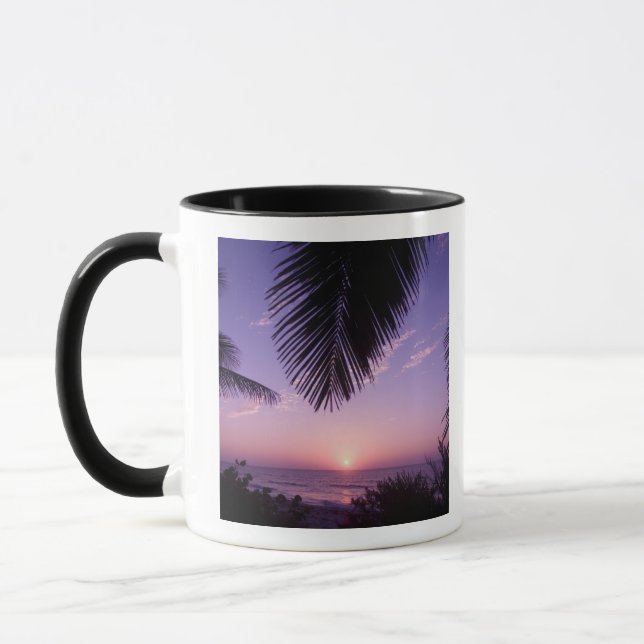 Sunset at West End, Cayman Brac, Cayman Islands, Tasse (Links)