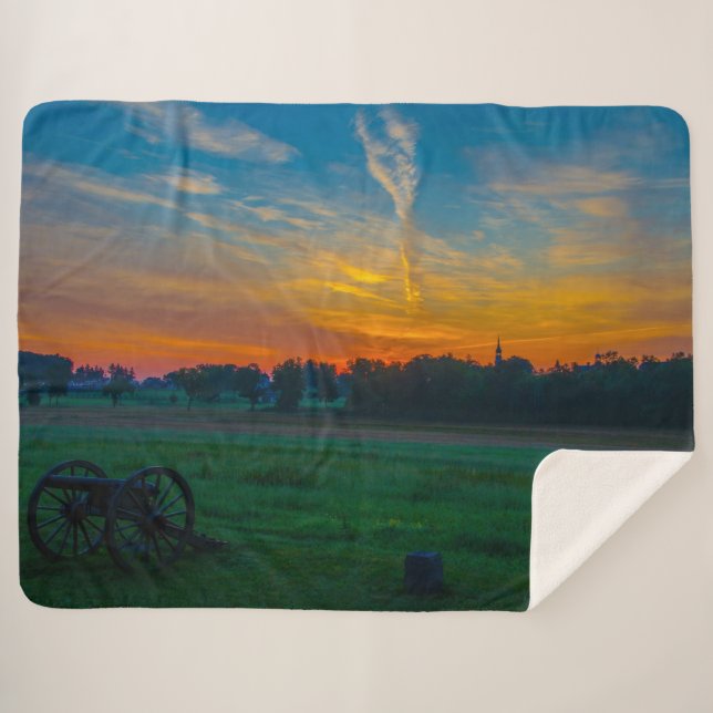 SUNSET auf dem BATTLEFIELD Sherpadecke (Vorderseite (Horizontal))
