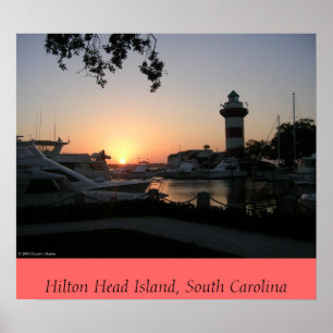 Sunset auf Hilton Head Island Poster