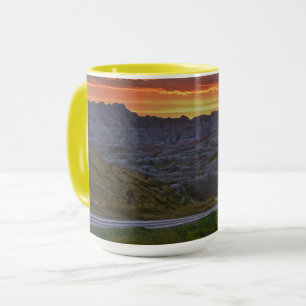 Sunset, Badlands Nationalpark Tasse