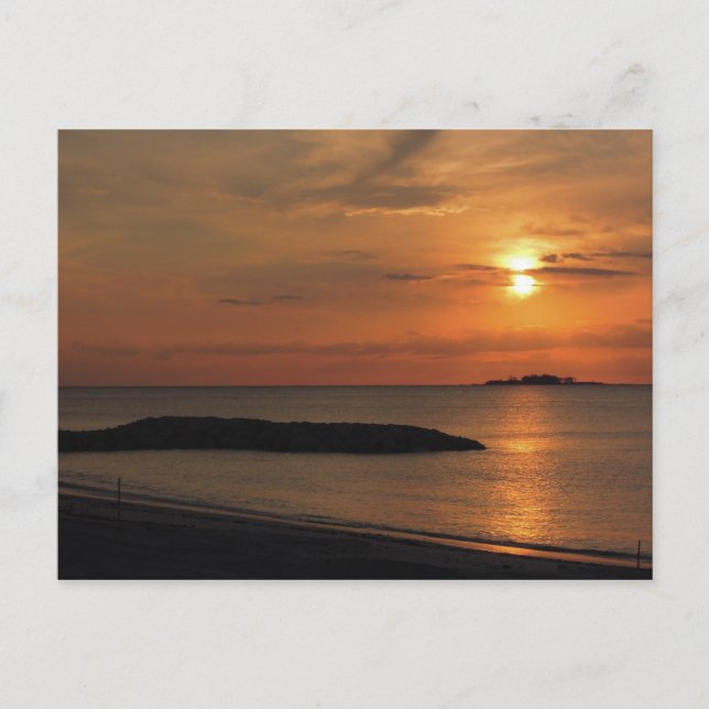 Sunset Bahamas Postcard Postkarte (Vorderseite)