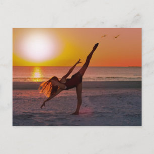 Sunset Ballet Postkarte