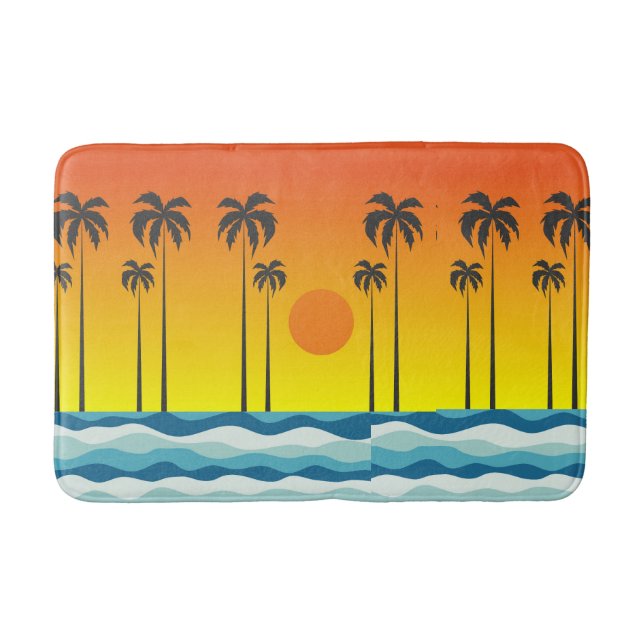 Sunset Bath Mat Badematte (Vorderseite)