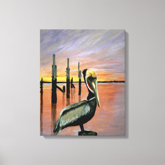 Sunset Bay Leinwanddruck (Vorderseite)