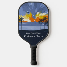 Sunset Beach by © Cathy Thompson Pickleball Schläger