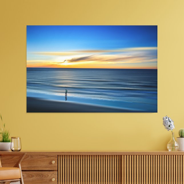 Sunset Beach Canvas Print Picture 14 Leinwanddruck (Insitu (Wohnzimmer))