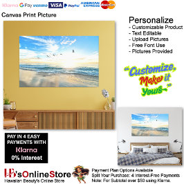 Sunset Beach Canvas Print Picture 15 Leinwanddruck