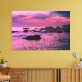 Sunset Beach Canvas Print Picture 16 Leinwanddruck