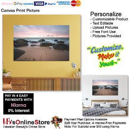 Sunset Beach Canvas Print Picture 21 Leinwanddruck