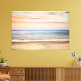 Sunset Beach Canvas Print Picture 25 Leinwanddruck