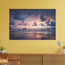 Sunset Beach Canvas Print Picture 26 Leinwanddruck