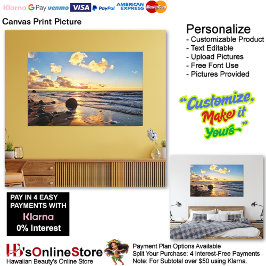 Sunset Beach Canvas Print Picture 27 Leinwanddruck