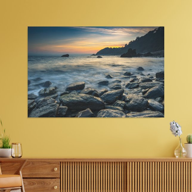 Sunset Beach Canvas Print Picture 36 Leinwanddruck (Insitu (Wohnzimmer))