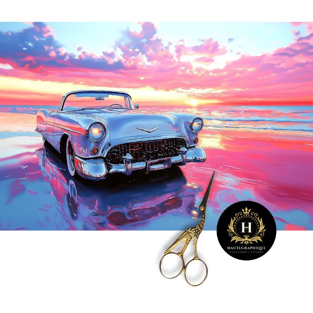 Sunset Beach Classic Convertible Decoupage Seidenpapier (Von Creator hochgeladen)