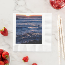 Sunset Beach Coined Luncheon Paper Napkins 48 Serviette