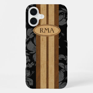 Sunset Beach Faux-Wood-Surfbrett Hawaiianisches Mo iPhone 16 Plus Hülle