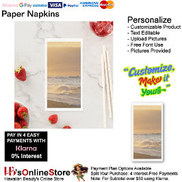 Sunset Beach Guest Towel Paper Napkins 24 Serviette