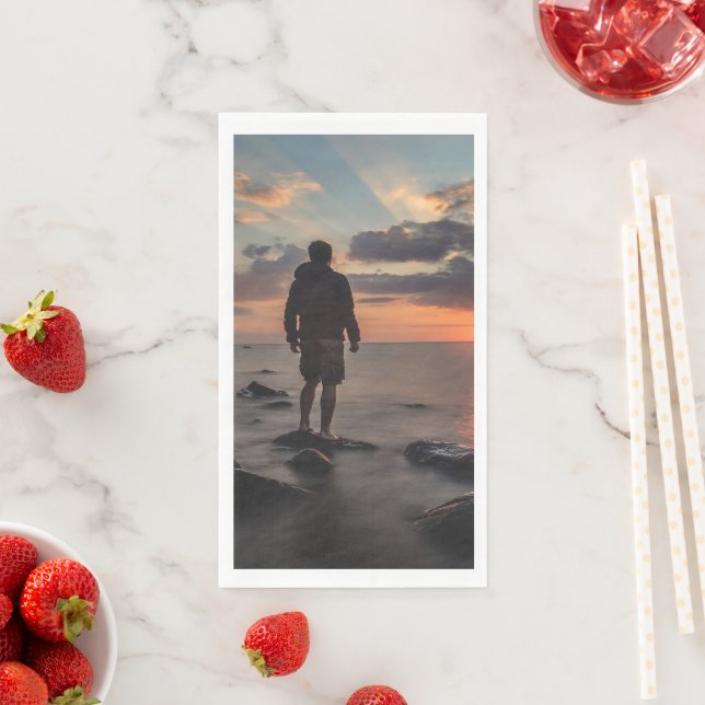 Sunset Beach Guest Towel Paper Napkins 32 Serviette (Beispiel)