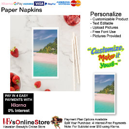 Sunset Beach Handtuchpapier Napkins 10 Serviette