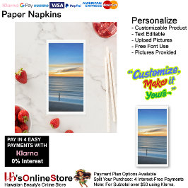 Sunset Beach Handtuchpapier Napkins 14 Serviette