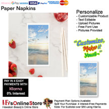 Sunset Beach Handtuchpapier Napkins 15
