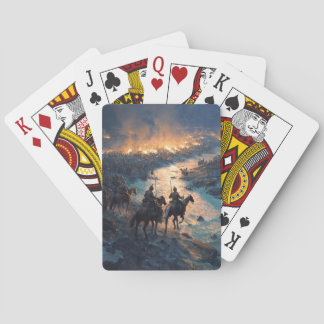 Sunset Beach Horse Ride Playing Cards Spielkarten