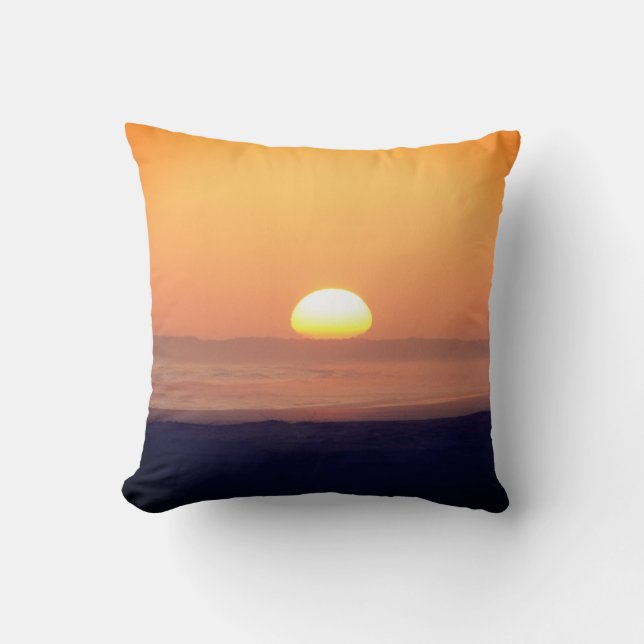 Sunset Beach Kissen (Vorderseite)