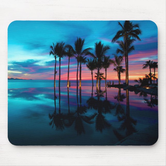 Sunset Beach Mouse Pad Mousepad (Vorne)