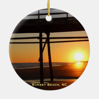 Sunset Beach NC Weihnachtsbaum Reisen Ornament