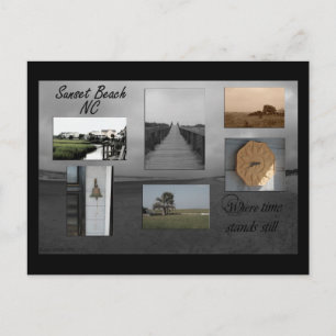 Sunset Beach North Carolina Postcard Postkarte