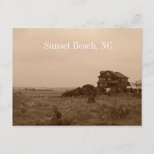 Sunset Beach North Carolina Postcard Postkarte