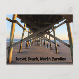 Sunset Beach North Carolina Vacation Foto Postkarte