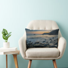Sunset Beach Polyester Lumbar Pillow 36