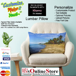 Sunset Beach Polyester Lumbar Pillow 7 Lendenkissen