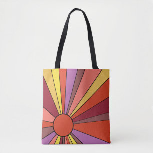 Sunset Beach Print auf der ganzen Tasche