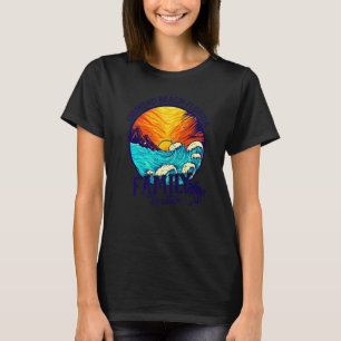 Sunset Beach Retro Ormond Beach Florida Family Vac T-Shirt