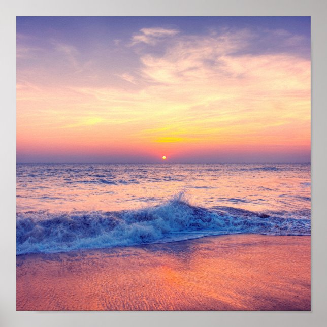 Sunset Beach Samoa Poster (Vorne)