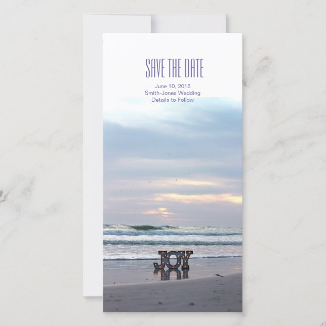 Sunset Beach Save the Date (Vorderseite)
