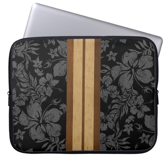 Sunset Beach Surfboard Neoprene Wetsuit Laptopschutzhülle (Vorderseite)