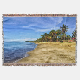 Sunset Beach Throw Blanket 7 Decke