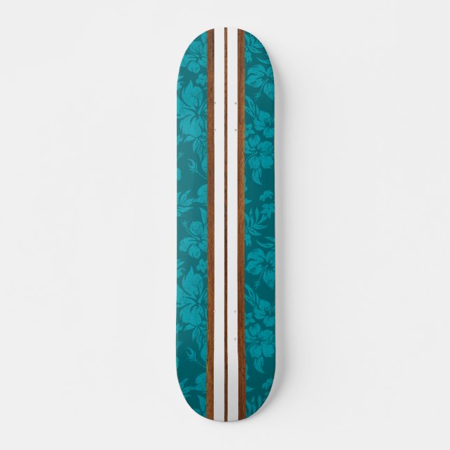 Sunset Beach Vintag Surf Skateboard (Vorne)
