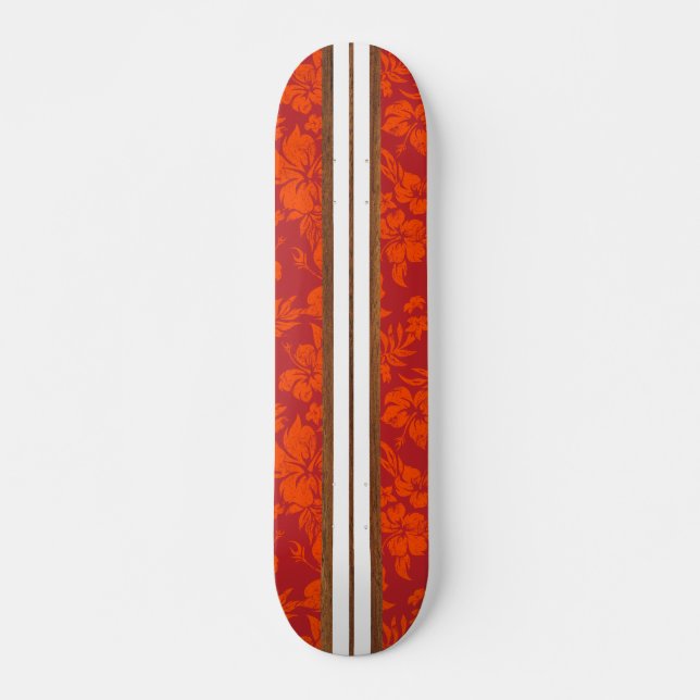 Sunset Beach Vintag Surf Skateboard (Vorne)