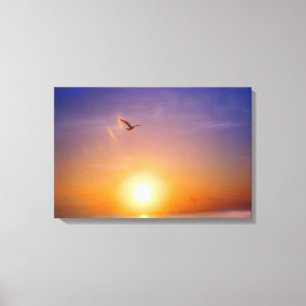 Sunset Bliss 3 Panel Leinwanddruck
