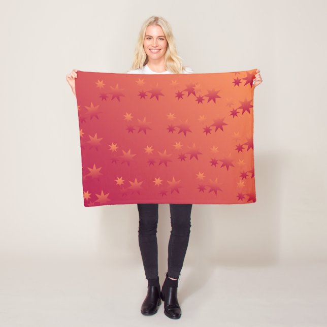 Sunset Bloom Cosy Throw Blanket Fleecedecke (Beispiel)