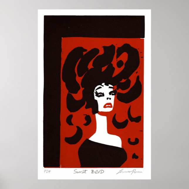 Sunset BLVD Poster (Vorne)