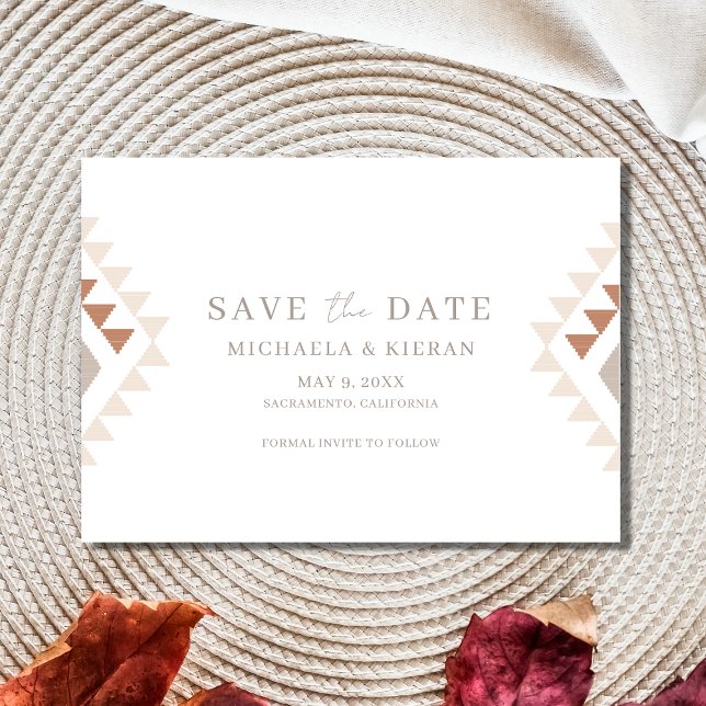 Sunset Boho Wedding Foto Save The Date (Von Creator hochgeladen)