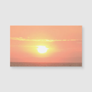 Sunset Business Cards Magnetkarte